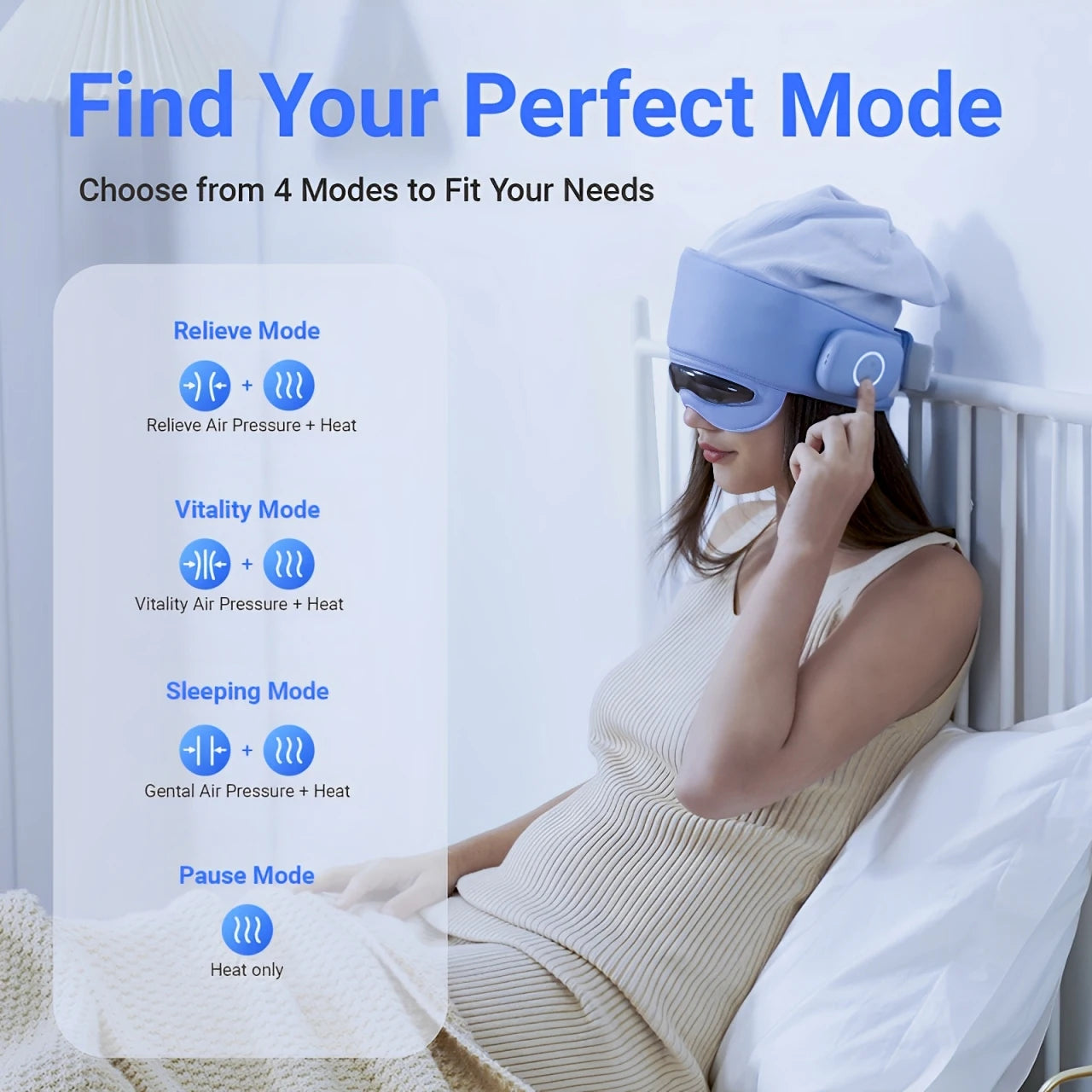 RELAXPROO™ Smart Head Massager – Say Goodbye to Headaches & Stress