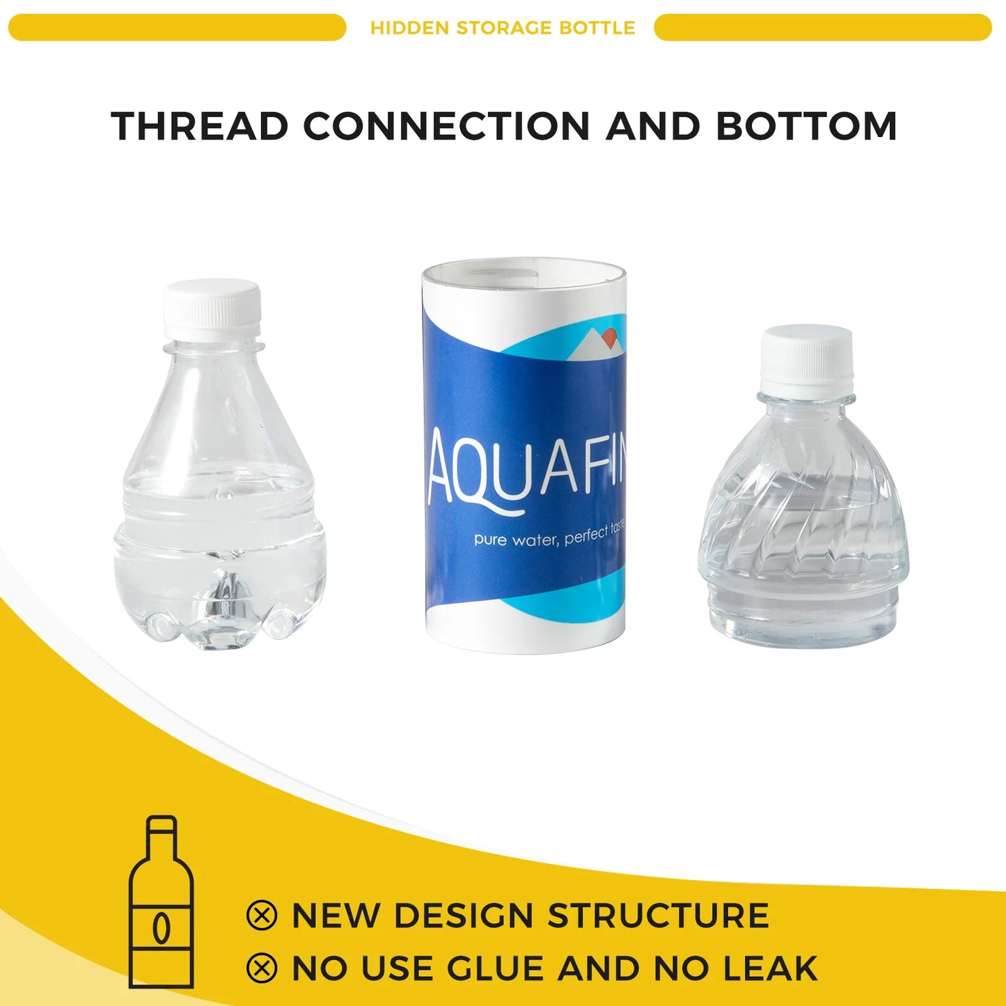 Aquafina™ Diversion Safe Water Bottle – Hidden Security Stash with Smell-Proof Bag