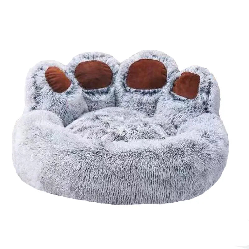 Fluffy Paws™ Plush Dog Bed – Cozy Sofa Cushion for Dogs & Cats
