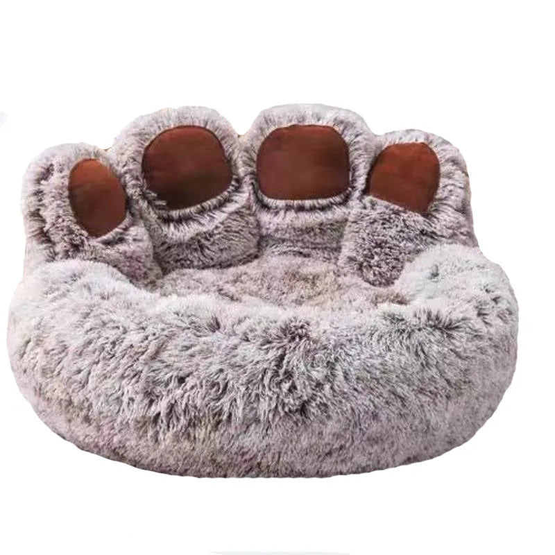 Fluffy Paws™ Plush Dog Bed – Cozy Sofa Cushion for Dogs & Cats
