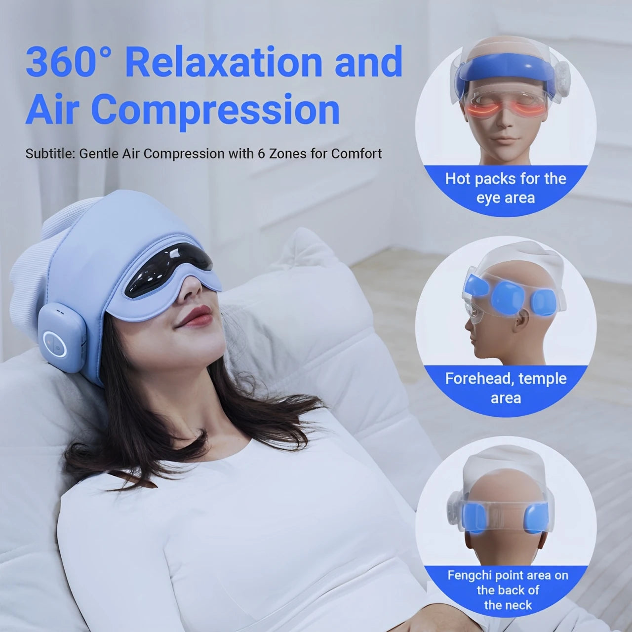 RELAXPROO™ Smart Head Massager – Say Goodbye to Headaches & Stress