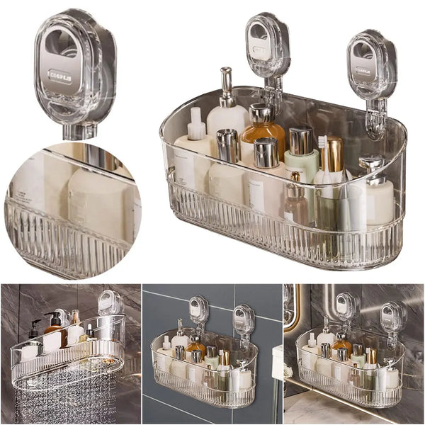 NoDrill Suction Shower Caddy